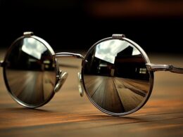 Premium Photo silver Style Sunglass