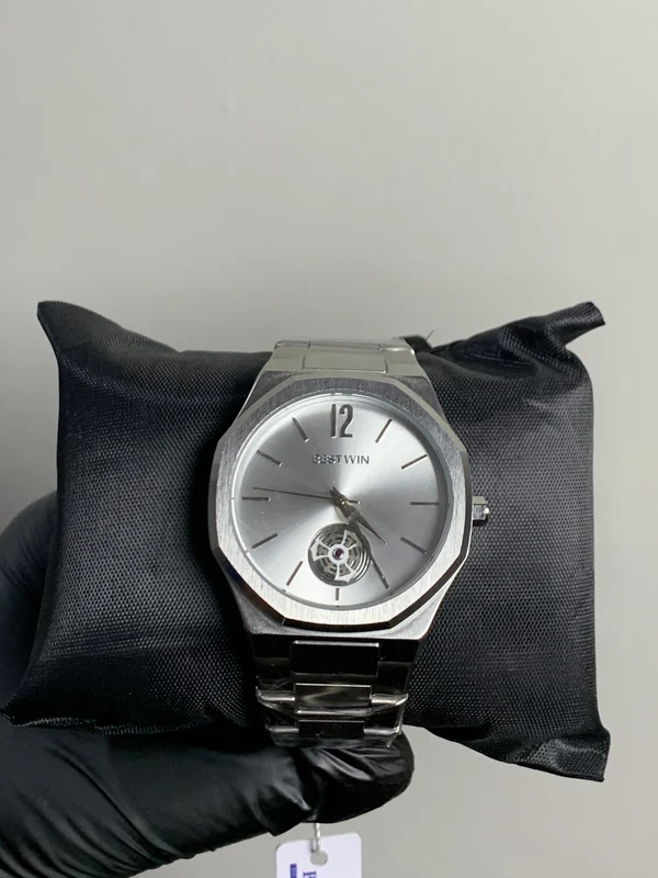 Limited Edition Bestwin PRX White Dial Bestwin Stainless Steel Mens Watch - Image 3