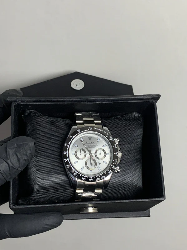 White Dial RLX Daytona Stainless Steel Mens Watch - Image 2