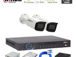 2 x 4MP IP Cameras - CCTV Complete Package with Installation