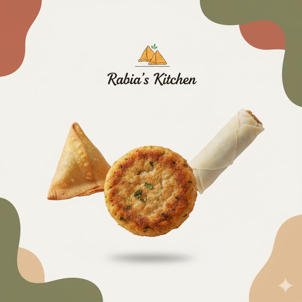 Deal - Chicken/Beef/Bar B Q/Aloo Samosa, Mint Roll, Chicken Cone, Wong Tong - Frozen